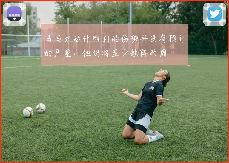 马马尔达什维利的伤势并没有预计的严重，但仍将至少缺阵两周